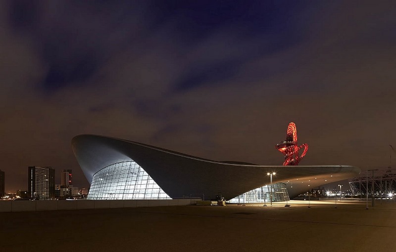 Sân vận động London Aquatics Centre của Vương Quốc Anh